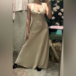 Calvin Klein Champagne Maxi dress